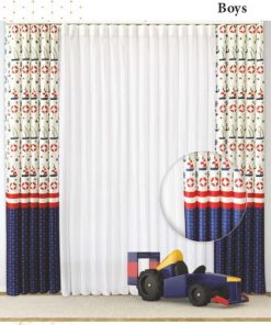 BASKILI DİKEY TÜL-BOYS