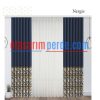BASKILI DİKEY TÜL -NERGİS