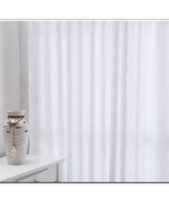 Beyaz Saten Güneşlik Perde