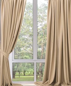 Bej Blackout Karartma Perde