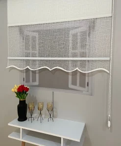 Alternative view of Tül Stor Perde Ekru 7362