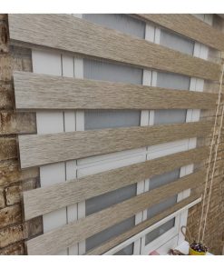 Alternative view of Kahverengi Bambu Kumaş Zebra Stor