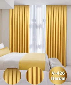 saten karartma perde